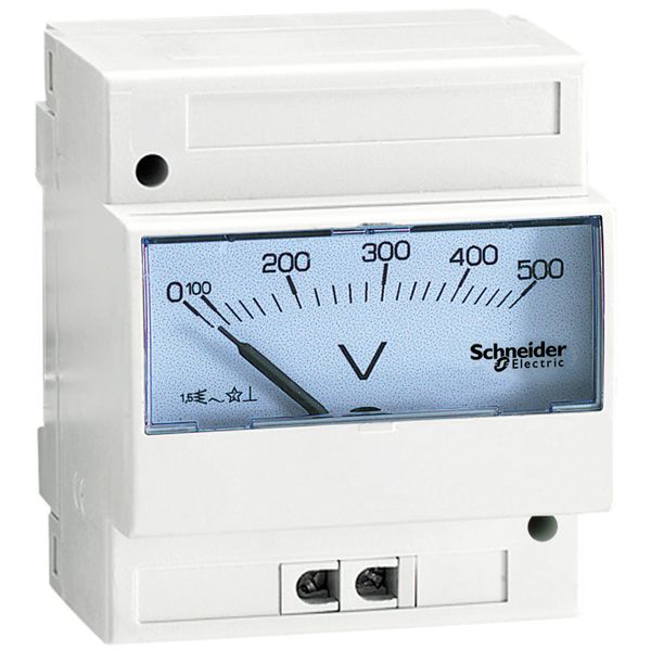 modular analog voltmeter iVLT - 0..500 V image 1