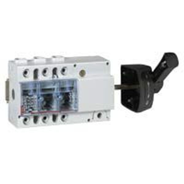 Isolating switch Vistop - 125 A - 3P - side handle, black - 7.5 modules image 1