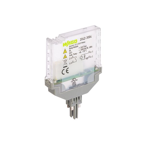 Relay module Nominal input voltage: 24 VDC 1 make contact image 4