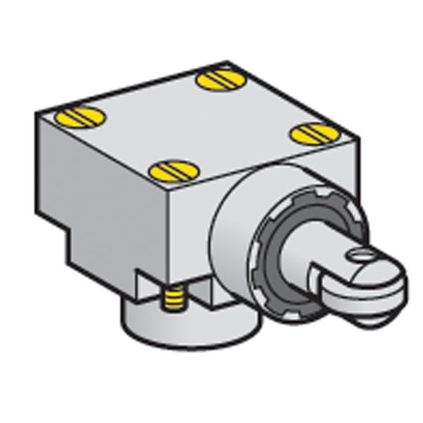 Limit switch head, Limit switches XC Standard, ZCKE, metal side plunger with horizontal roller image 1