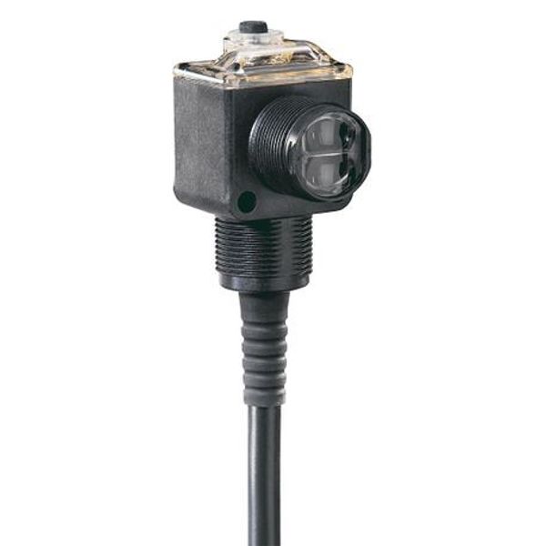 Allen-Bradley, 42EF-B1MPBC-F4, PHOTOSWITCH Photoelectric Sensor, RightSight, Background Suppression, Infred, DC - 2 Complementary LO/DO Outputs, Source (PNP), 4-pin DC Micro QD on 152mm (6in) pigtail image 1