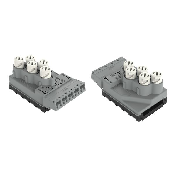 Supply module 5 x 2.5 mm² + 2 x 1.5 mm² 5-pole gray image 1