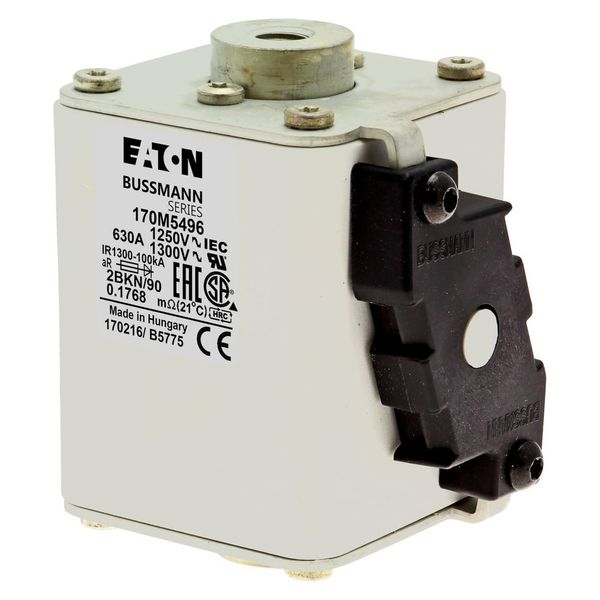 Fuse-link, high speed, 900 A, AC 690 V, 2 x size 2, 59 x 149 x 69 mm, aR, IEC, single indicator image 5