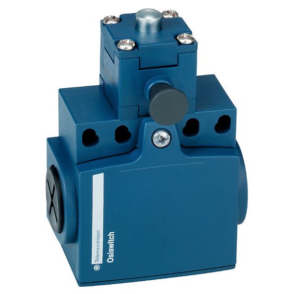 Limit switch, Limit switches XC Standard, XCNTR, metal end plunger, 2NC, slow, Pg11 image 1