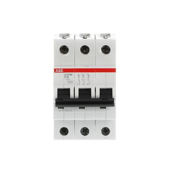 S203M-D4 Miniature Circuit Breaker - 3P - D - 4 A image 6