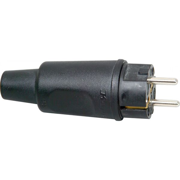 grounding-type rubber plug IP 44 image 1