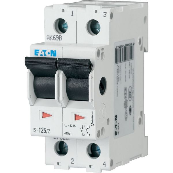 Main switch, 240/415 V AC, 125A, 2-poles image 6