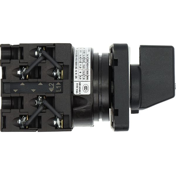 Step switches, T0, 20 A, flush mounting, 3 contact unit(s), Contacts: 6, 45 °, maintained, With 0 (Off) position, 0-3, Design number 15030 image 27