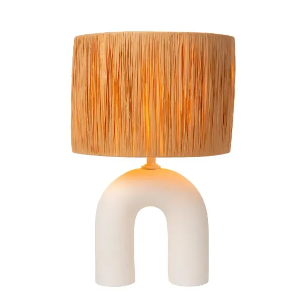 Lucide RONDA - Table lamp - 1xE27 - White image 1