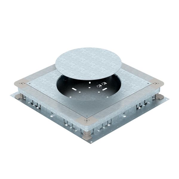 UGD 350-3 R7  Floor device box, 350-3 for GESR7, 510x467x70, Steel, St, strip galvanized, DIN EN 10346 image 1