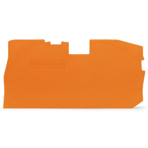 End and intermediate plate 1 mm thick orange image 2