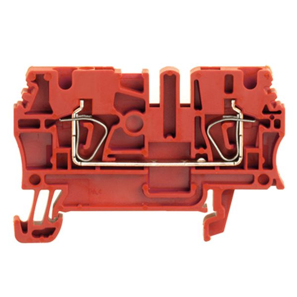 Feed-through terminal block, Tension-clamp connection, 2.5 mm², 800 V, image 1