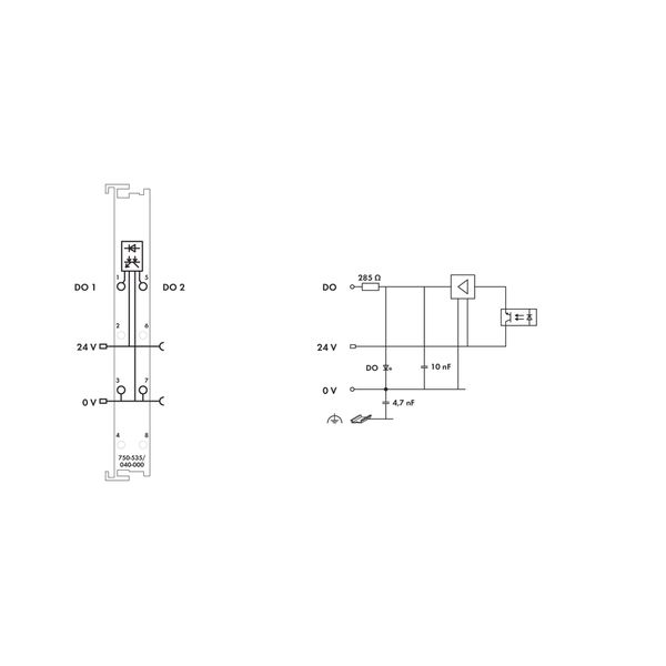 2-channel digital output 24 VDC Intrinsically safe blue image 3