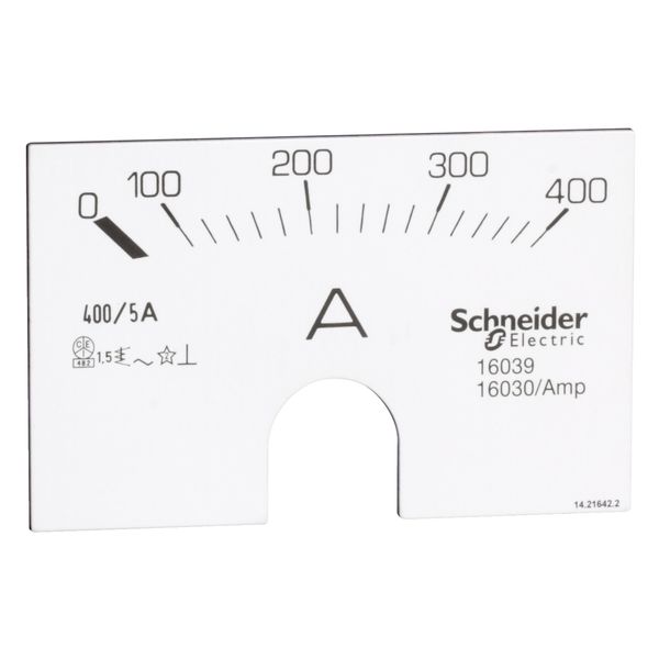 analog ammeter scale - 0..400 A image 2