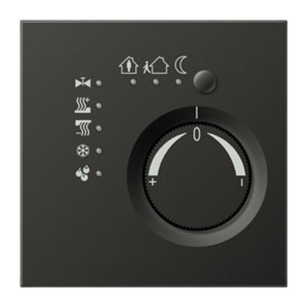 Thermostat KNX Room temp. controller, alum. image 3
