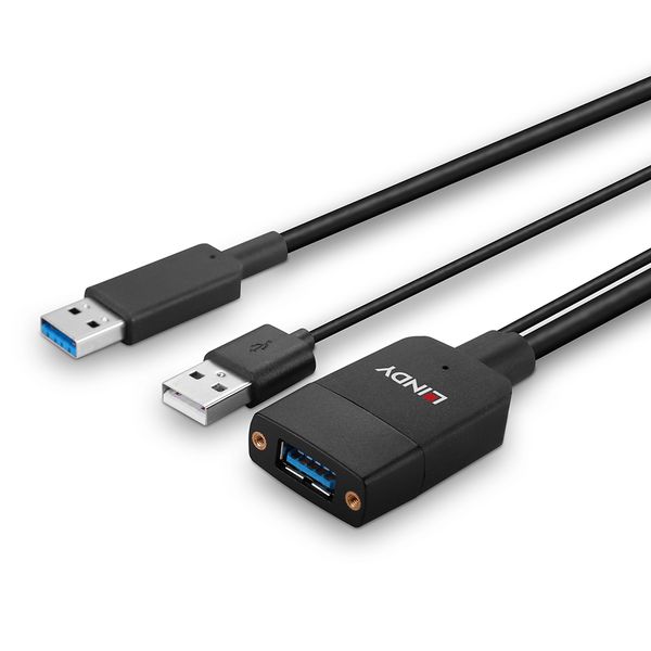 35m Hybrid USB 3.2 Gen 2 Type A Cable 35m USB 3.2 Gen 2 Extension with data transfer rates up to 10Gbps image 1