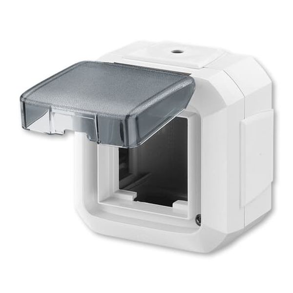 3903N-C06541 B Installation box with lid, for 45×45 inserts, for multiple mounting, surface-mounted image 1