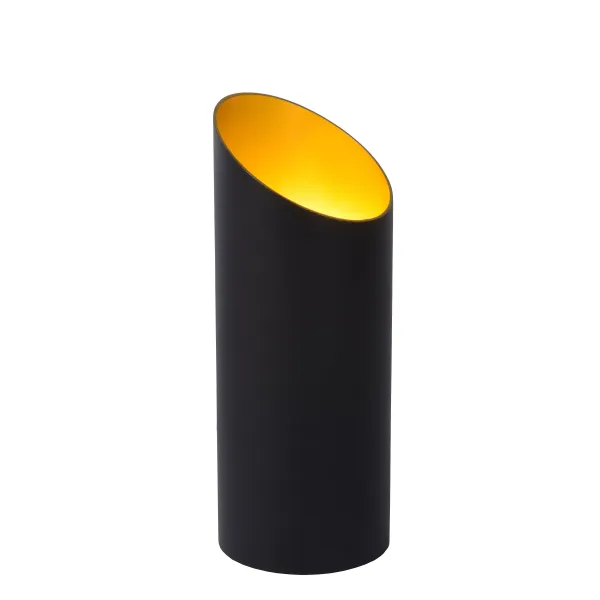 Lucide QUIRIJN - Table lamp - Ø 9,6 cm - 1xE27 - Black image 1