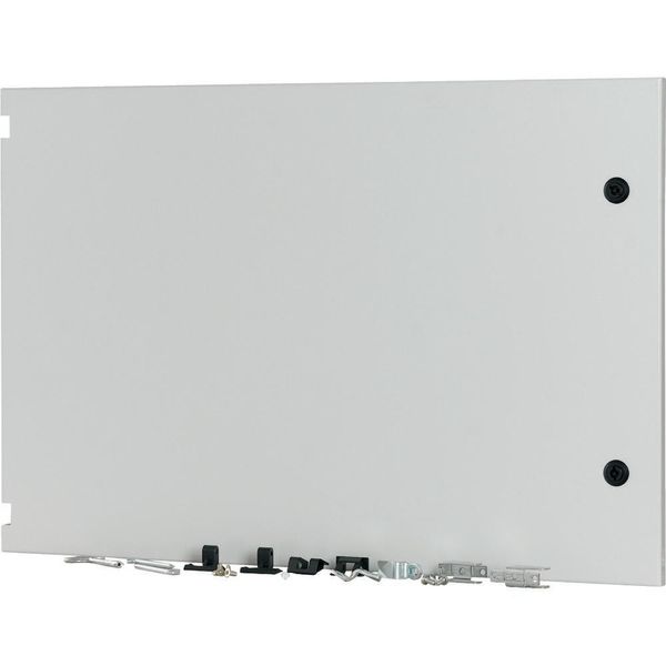 Section wide door, closed, HxW=550x800mm, IP55, grey image 2