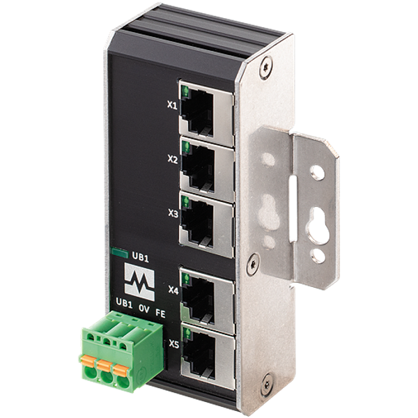 Xenterra 5TX unmanaged Switch wallmounted 5 Port 100Mbit image 1