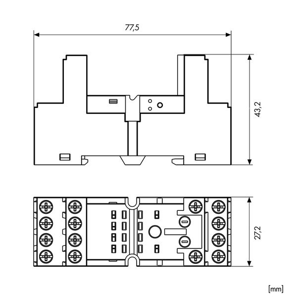 Socket for RS/PT5 relays, screw type terminals 14-pole, 10A image 5