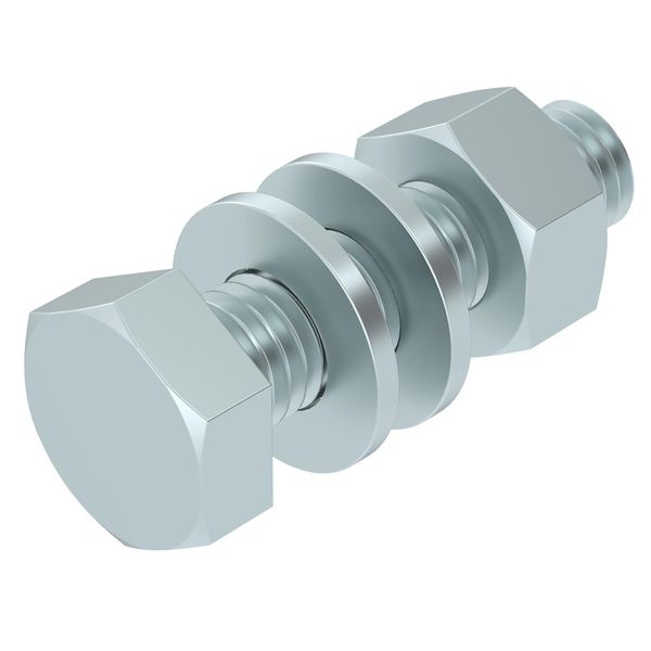 SKS 10x40 F Hexagonal screw with nut and washers M10x40 image 1