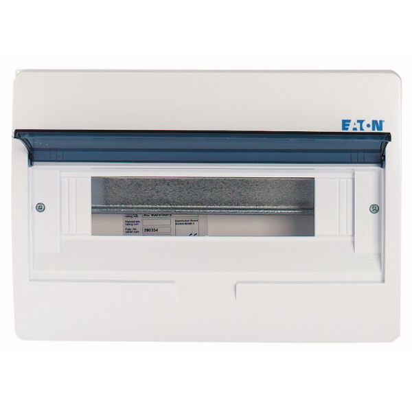 ECO Compact distribution board, flush mounting, 1-rows, 12 MU, IP40 image 1