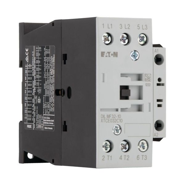 Contactor, 4 pole, AC operation, AC-1: 32 A, 1 N/O, 24 V 50/60 Hz, Screw terminals image 7