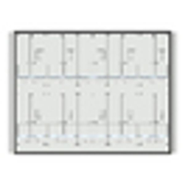 Meter box insert 2-rows, 10 meter boards / 18 Modul heights image 2