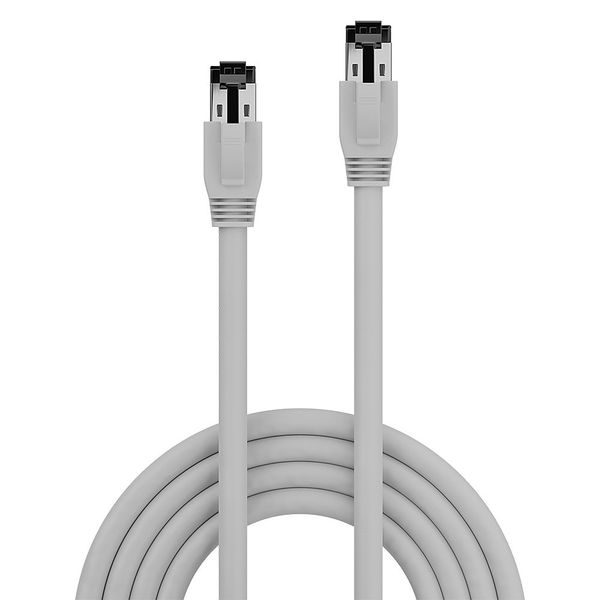 0.5m Cat.8.1 S/FTP LSZH Cable, Grey RJ45, M/M, 2000MHz, Copper, 26AWG image 2