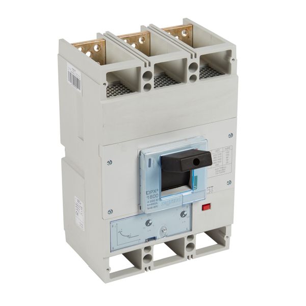 MCCB DPX³ 1600 - thermal magnetic release - 3P - Icu 100 kA (400 V~) - In 630 A image 1