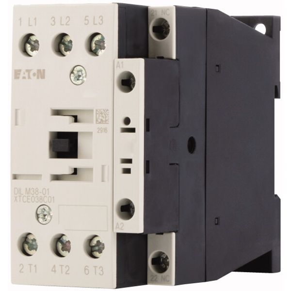 Contactor, 3 pole, 380 V 400 V 18.5 kW, 1 NC, 24 V 50 Hz, AC operation, Screw terminals image 3