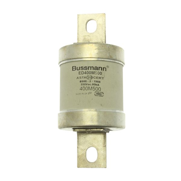 Fuse-link, LV, 400 A, AC 550 V, BS88/B3, BS88/B4, 59 x 136 mm, gM, BS, 400M500 image 9