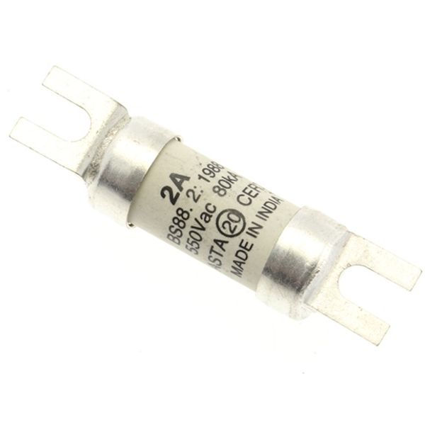 Fuse-link, LV, 2 A, AC 550 V, BS88/A1, 14 x 55 mm, gL/gG, BS image 4