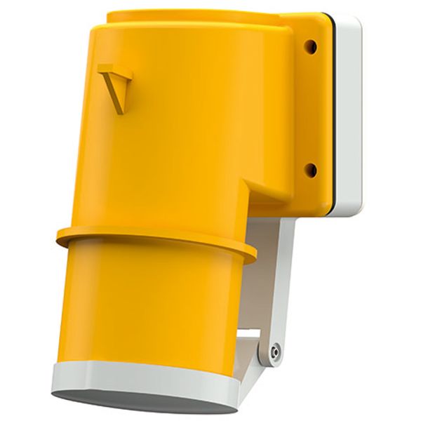 Panel mounted inlet, 32A5p4h110V, IP44 image 1