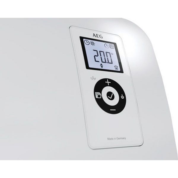 AEG Fan Heater VH Comfort 2 kW, LCD, ALU, white image 2