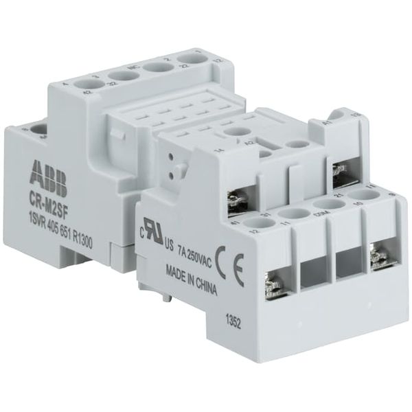 CR-M4SF Standard socket, fork type for 2c/o or 4c/o CR-M relay image 3