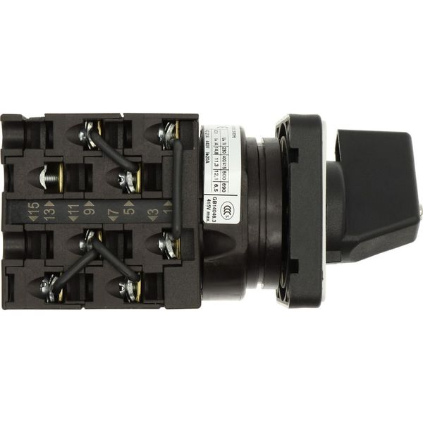 Star-delta switches, T0, 20 A, flush mounting, 4 contact unit(s), Contacts: 8, 60 °, maintained, With 0 (Off) position, 0-Y-D, Design number 8410 image 34