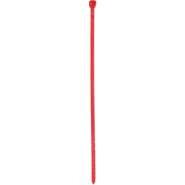 Cable Tie, Red PA 6.6, Temp to 85 Degr C, UL/EN/CSA62275 Type 2/21S Ra image 2