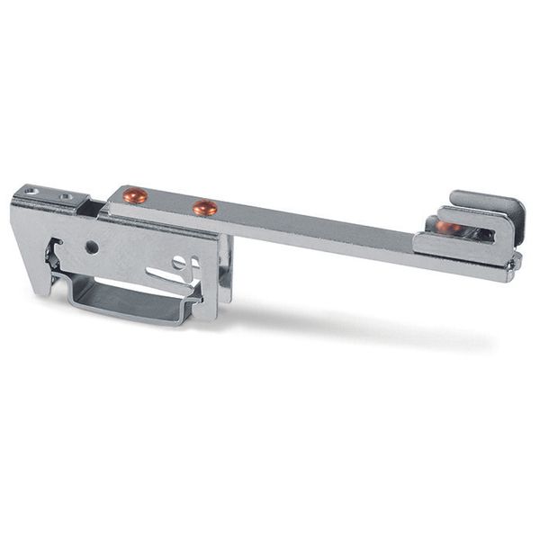 Busbar carrier for busbars Cu 10 mm x 3 mm single side, straight gray image 2
