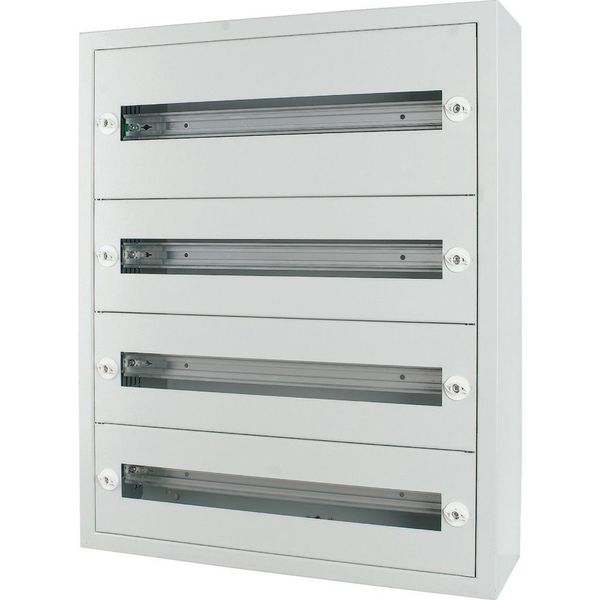 Service distribution boards with mounting subrack 144 SU, WxHxD = 573 x 1200 x 175 mm image 2