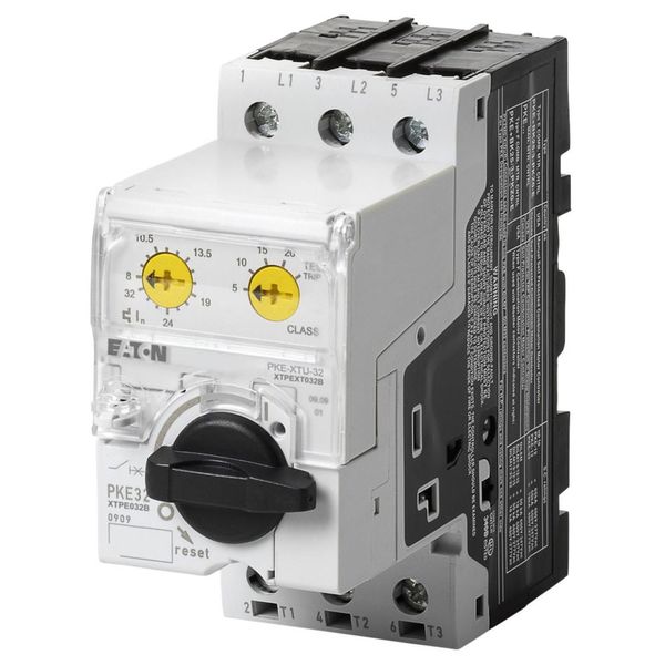 Motor-protective circuit-breaker, Complete device with standard knob, Electronic, 8 - 32 A, 32 A, With overload release, Screw terminals image 2