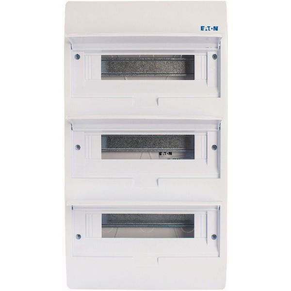 ECO Compact distribution board, flush mounting, 3-rows, 12 MU, IP40 image 7