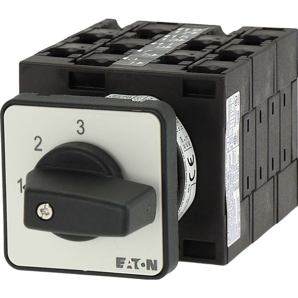Step switches, T3, 32 A, flush mounting, 5 contact unit(s), Contacts: 9, 45 °, maintained, Without 0 (Off) position, 1-3, Design number 8270 image 15