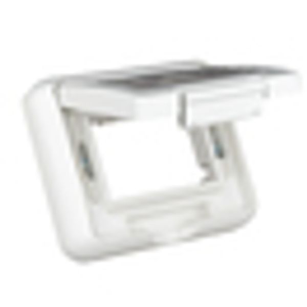Outdoor flush mount box, IP55, transparent lid, 2M, white image 15