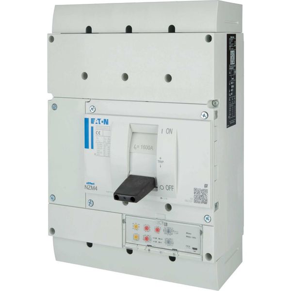 NZM4 PXR20 circuit breaker, 1600A, 4p, Screw terminal, earth-fault protection image 9