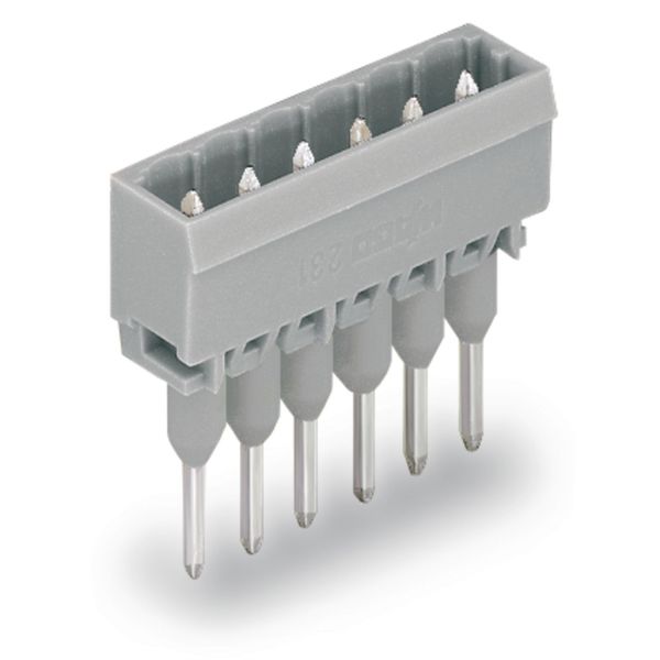 Male connector for rail-mount terminal blocks 1.2 x 1.2 mm pins straig image 4