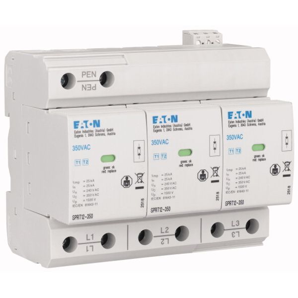 Combined arrester, transient voltage surge suppression T1&T2 image 2