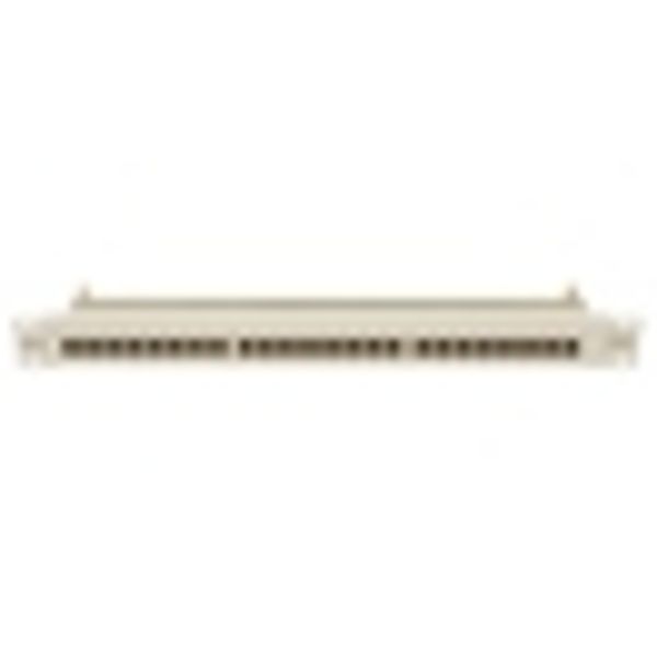 Patchpanel 19" 24xRJ45 shielded, Cat.6, 1U, RAL7035 image 2