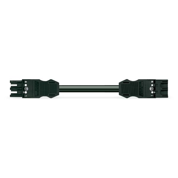 pre-assembled interconnecting cable;Eca;Socket/plug;black image 5